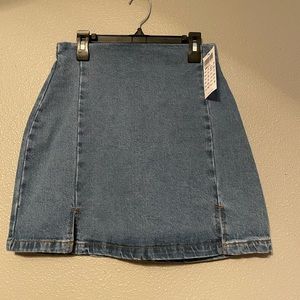 Denim Mini Skirt